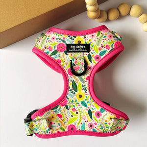 Bloom Floral Adjustable Dog Harness