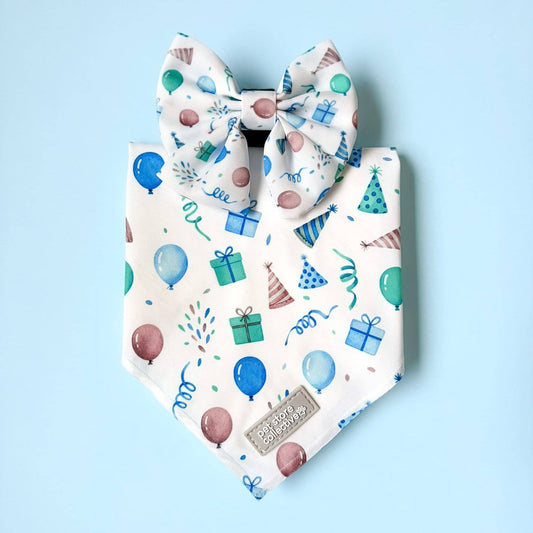 Birthday Boy Bandana & Sailor Bow Set