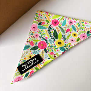 Bloom Floral Dog Bandana - Pet Store Collective