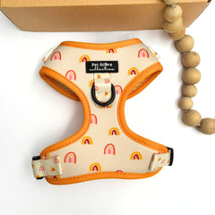 Boho Rainbow Adjustable Dog Harness
