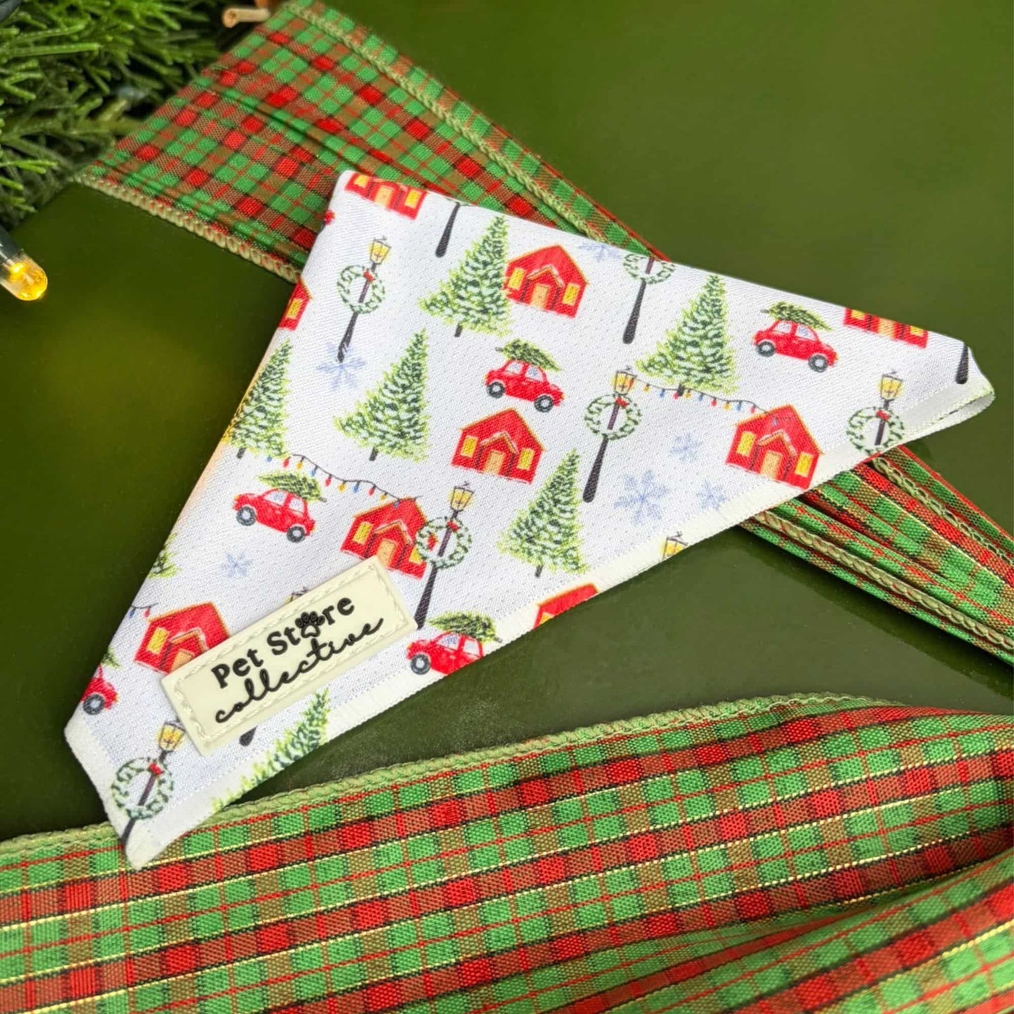 Christmas Magic Tie-Up Dog Bandana - Pet Store Collective