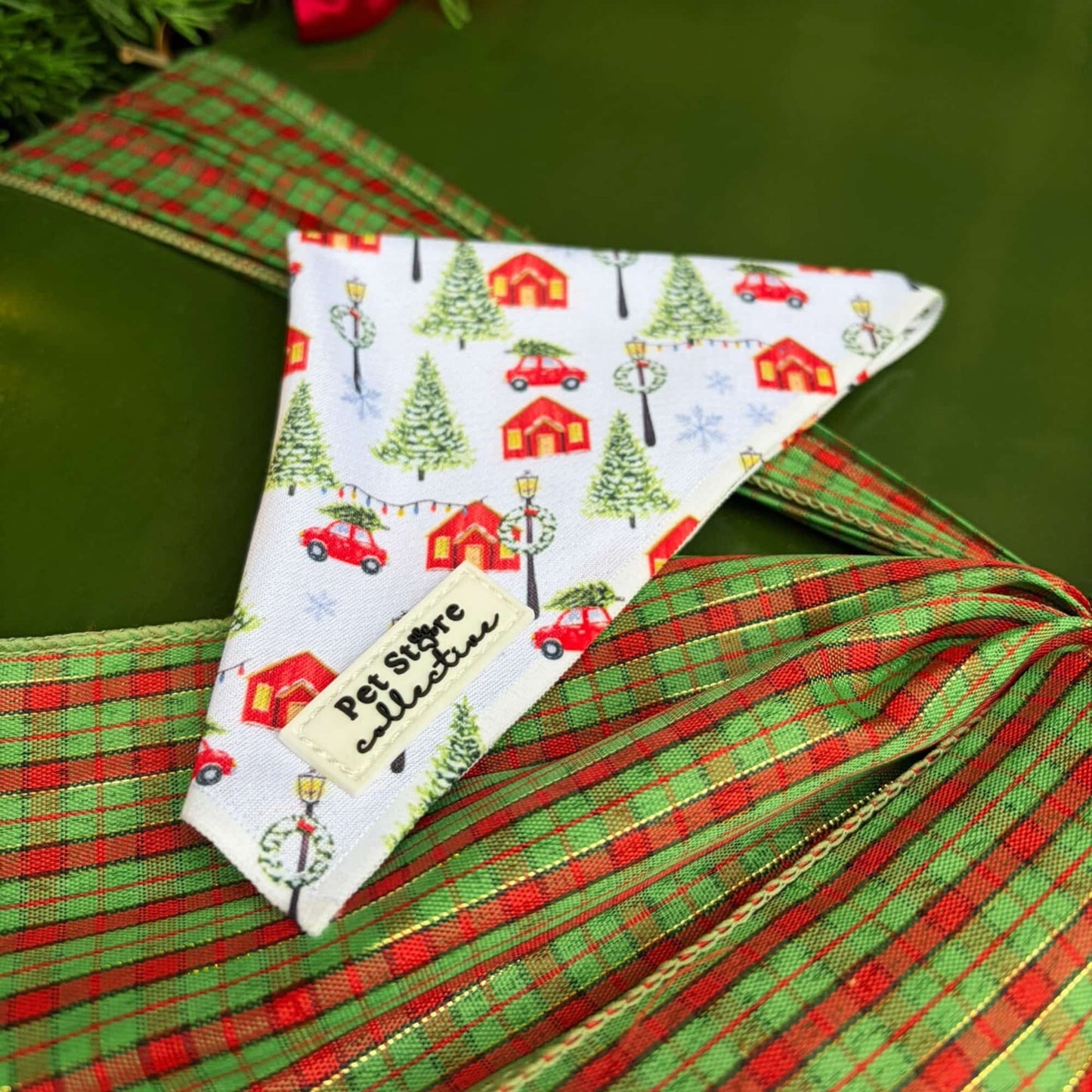 Christmas Magic Tie-Up Dog Bandana - Pet Store Collective