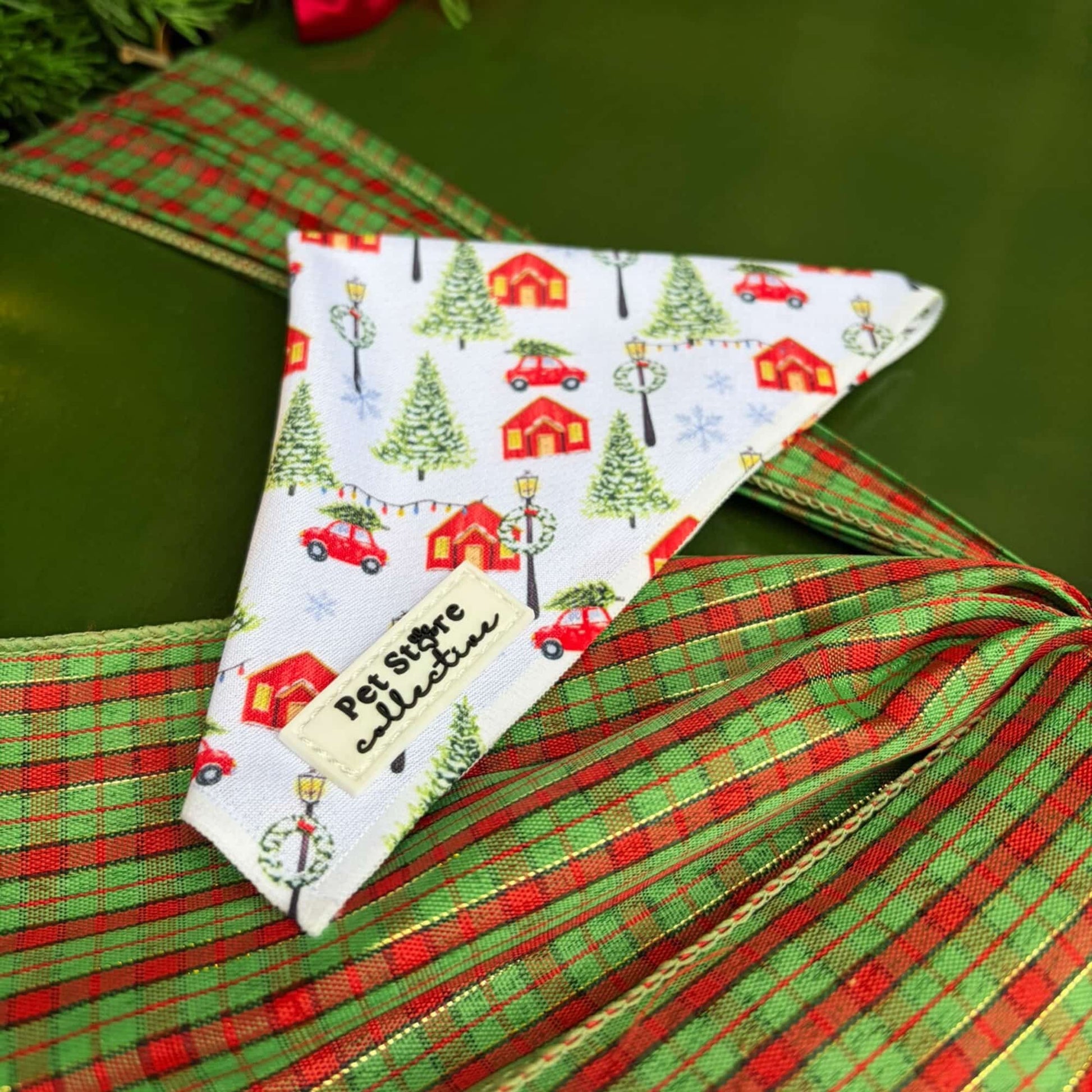 Christmas Magic Tie-Up Dog Bandana - Pet Store Collective