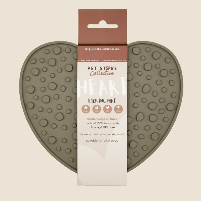 Enriching Heart Lick Mat For Dogs and Cats