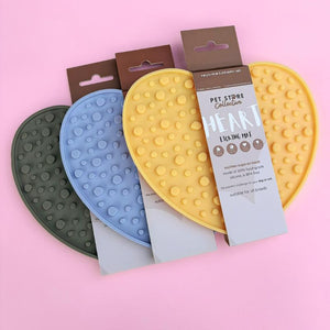 Enriching Heart Lick Mat For Dogs and Cats