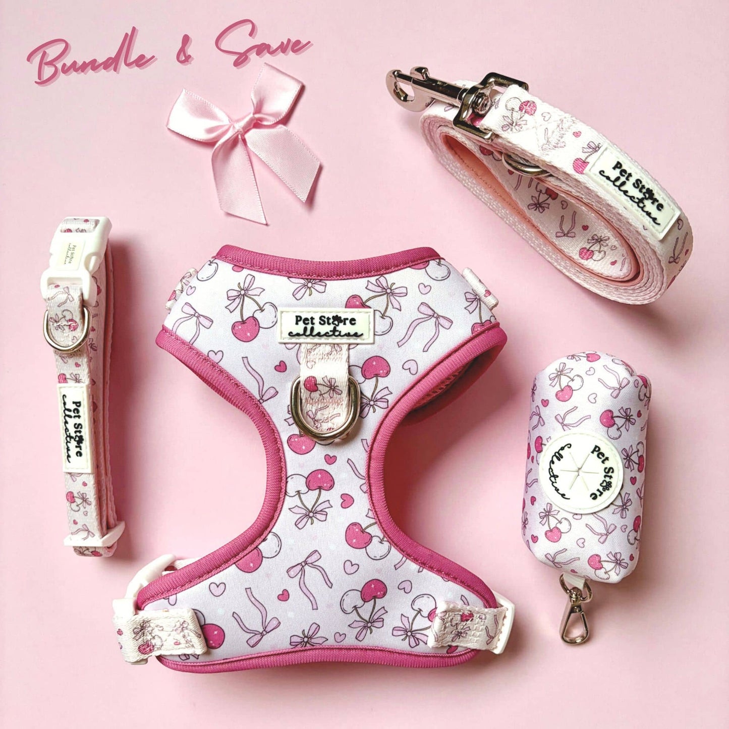 Sweet Cherry Adjustable Dog Harness - Pet Store Collective