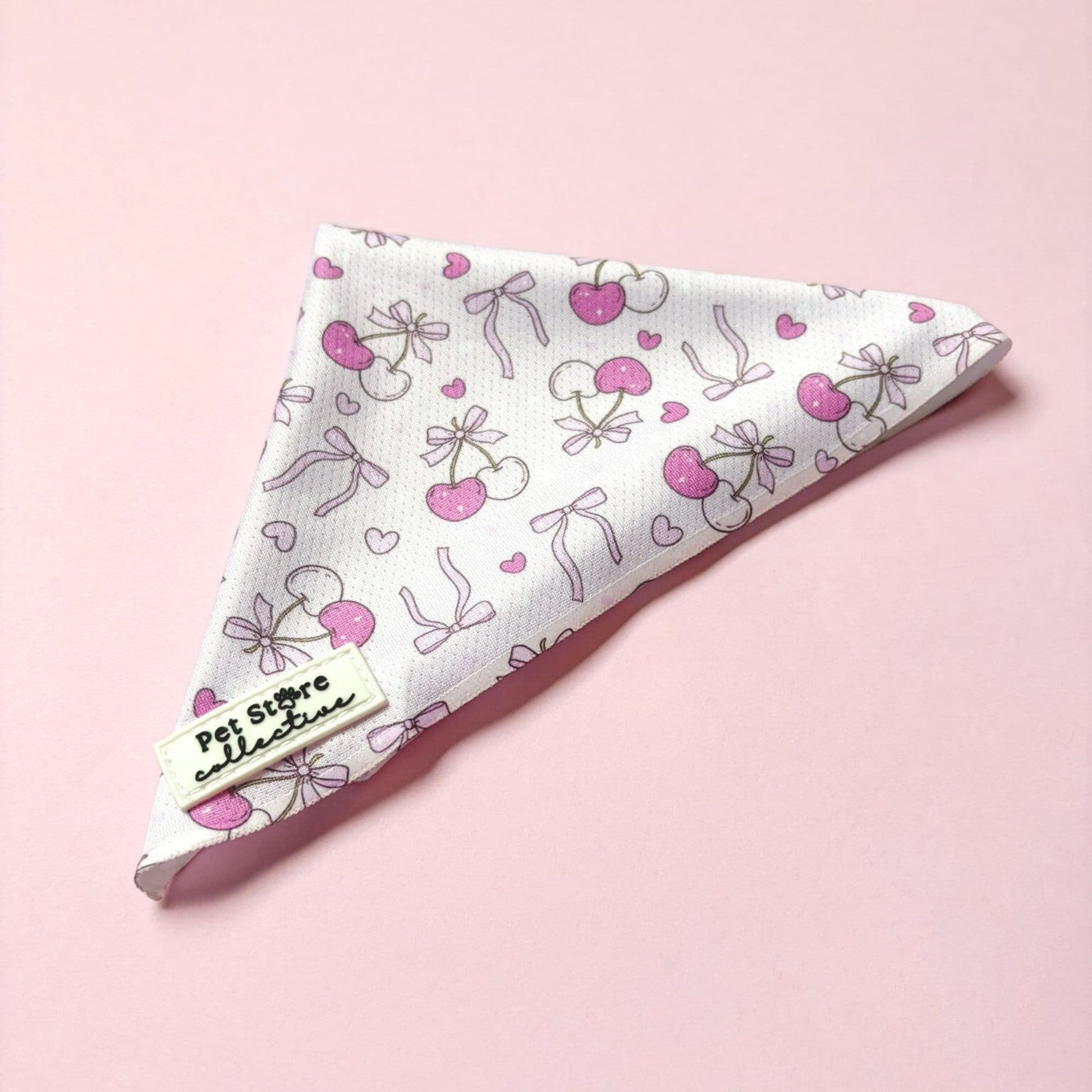 Sweet Cherry Tie-Up Dog Bandana - Pet Store Collective