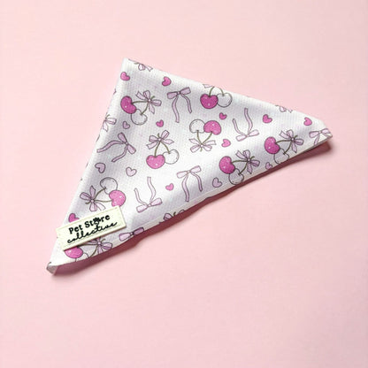 Sweet Cherry Tie-Up Dog Bandana - Pet Store Collective